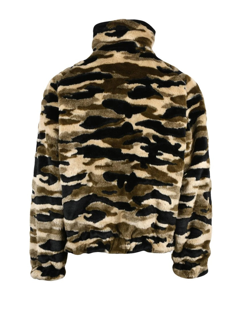 Pdf Brown/Black Reversible Camouflage Zip Coat