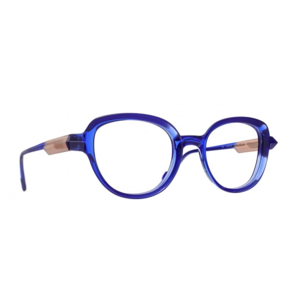 Caroline Abram Milly Cat-Eye Sunglasses With Transparent Blue Acetate