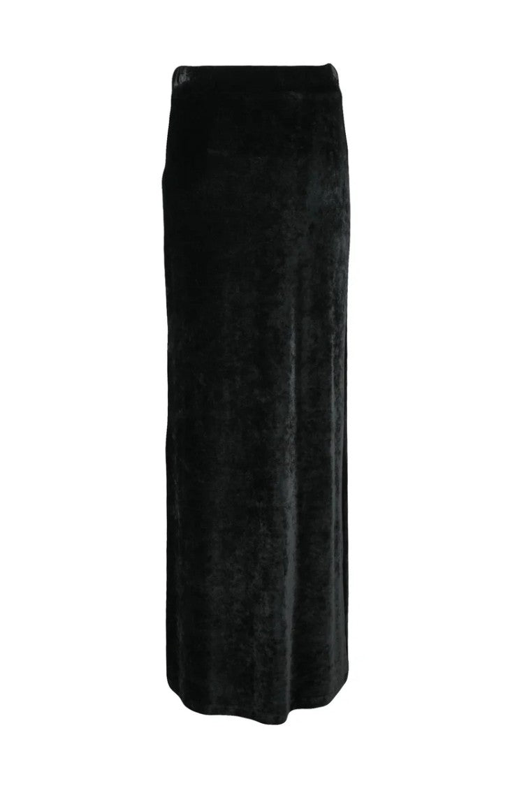 Balenciaga Velvet Skirt - Black