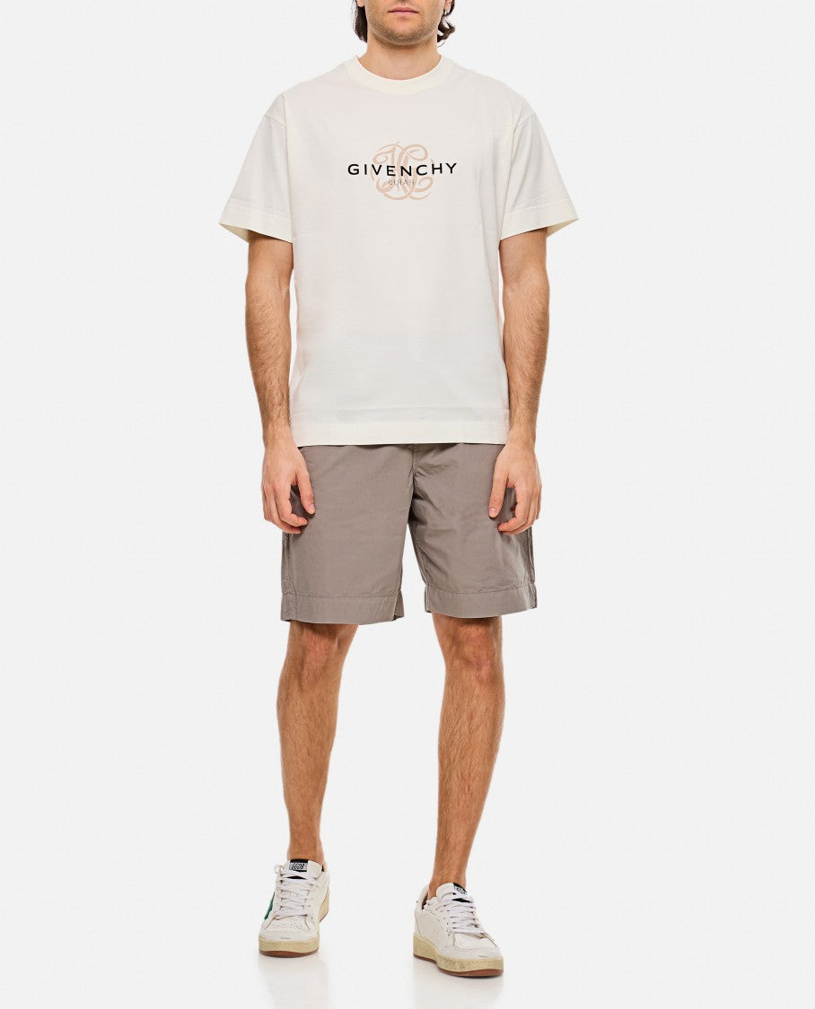 Givenchy Front Logo Print Crew-Neck T-Shirt