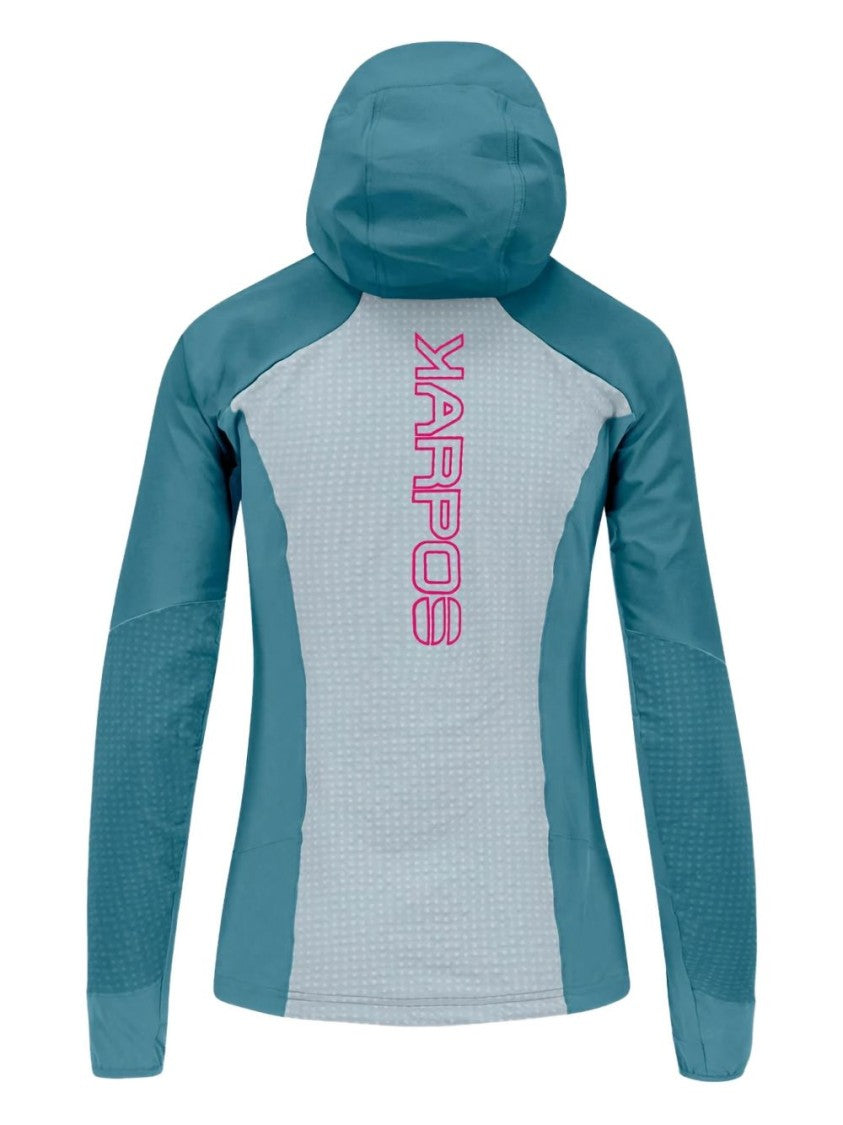 Karpos Texture-Patterned Active Jacket With Adjustable Hood And Drawcord