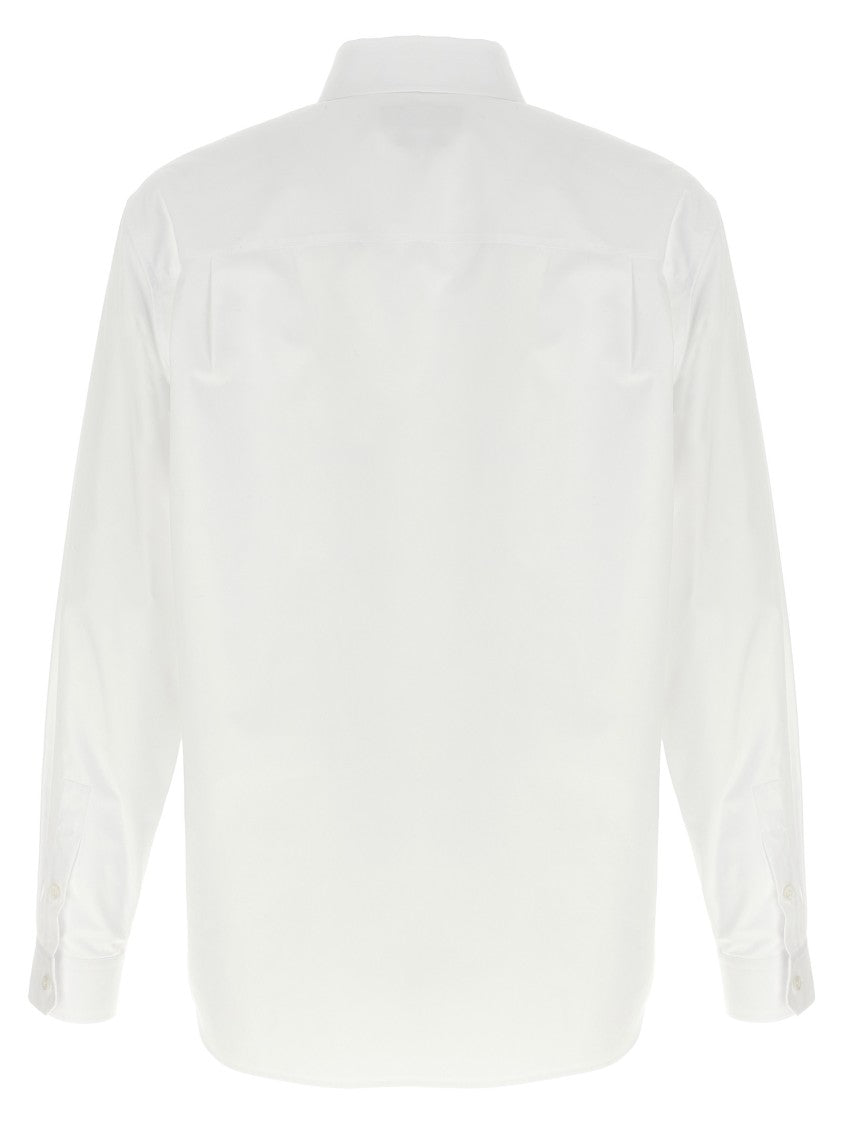 Gucci Cotton Poplin Shirt With Logo Embroidery