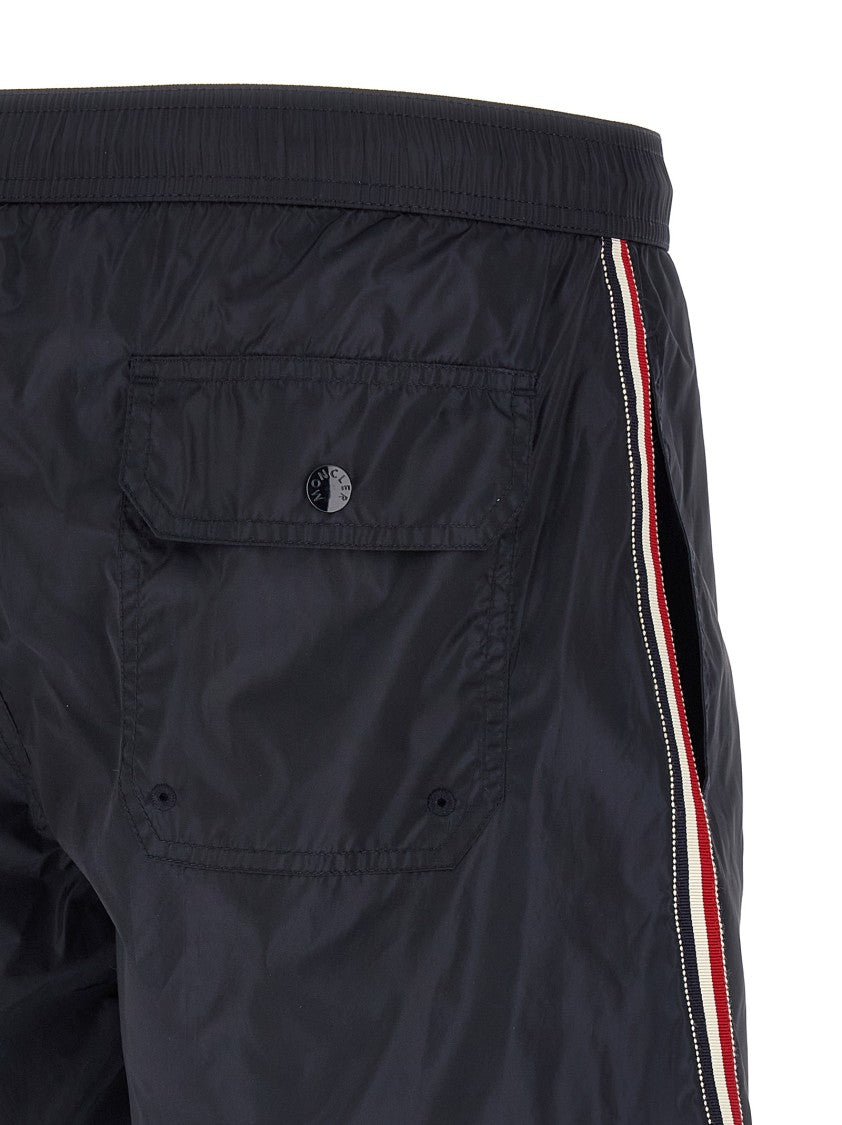 Moncler Tricolor Ribbon Swimsuit