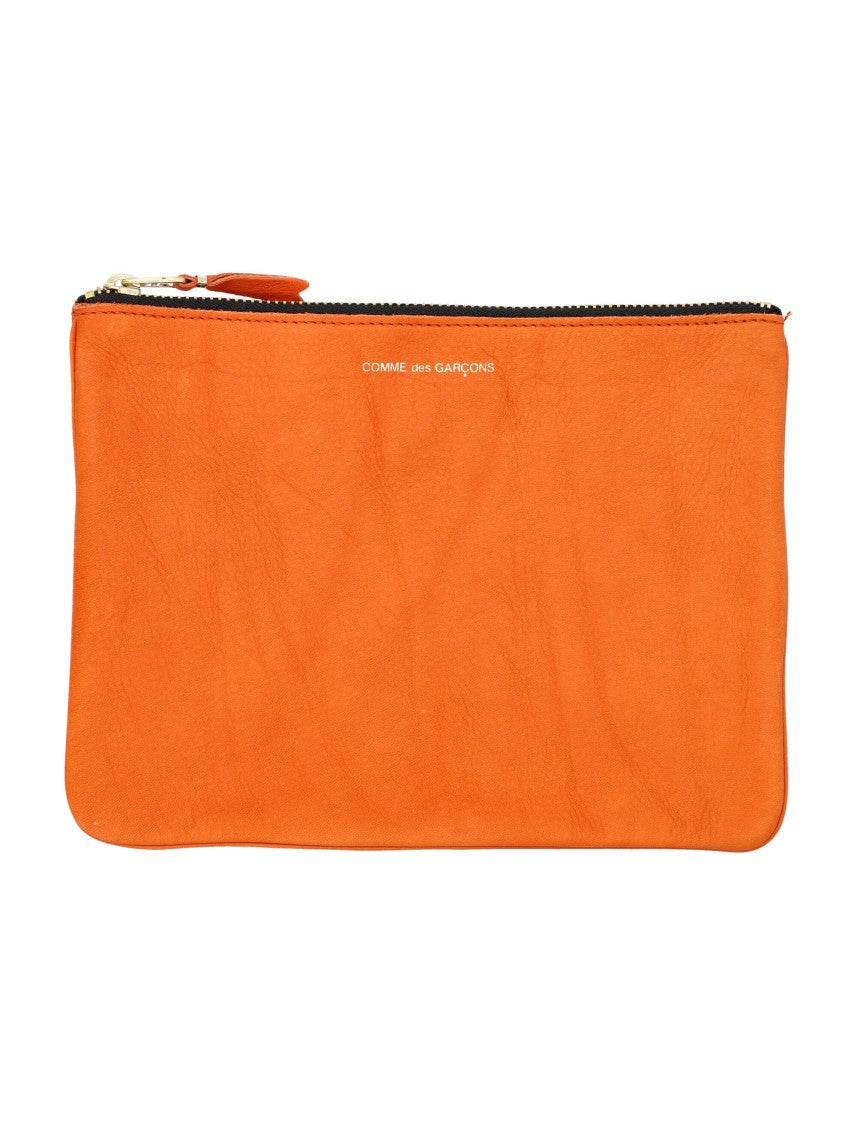 Comme Des Garçons Textured Leather Pouch