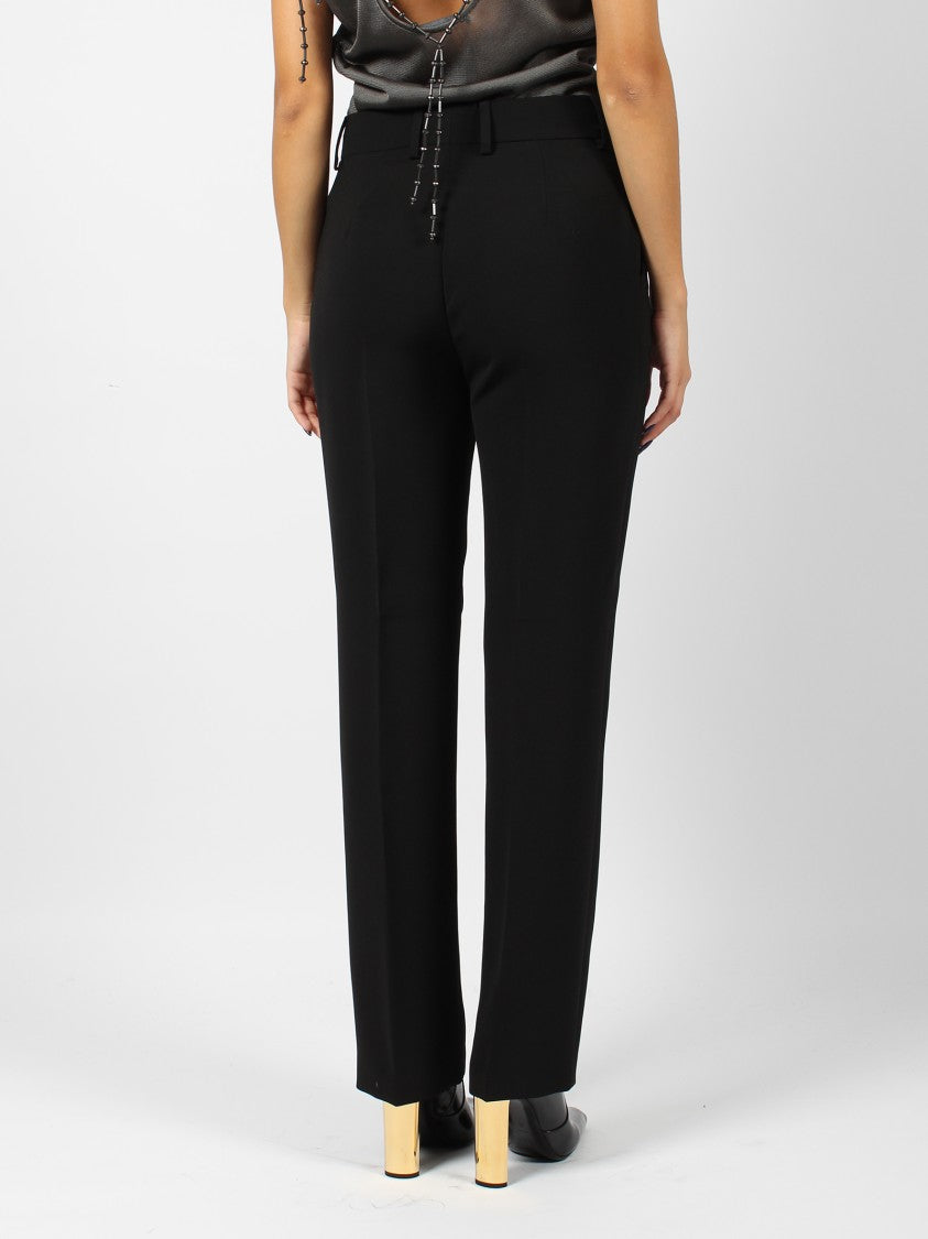 Alberta Ferretti Wool Canvas Trouser