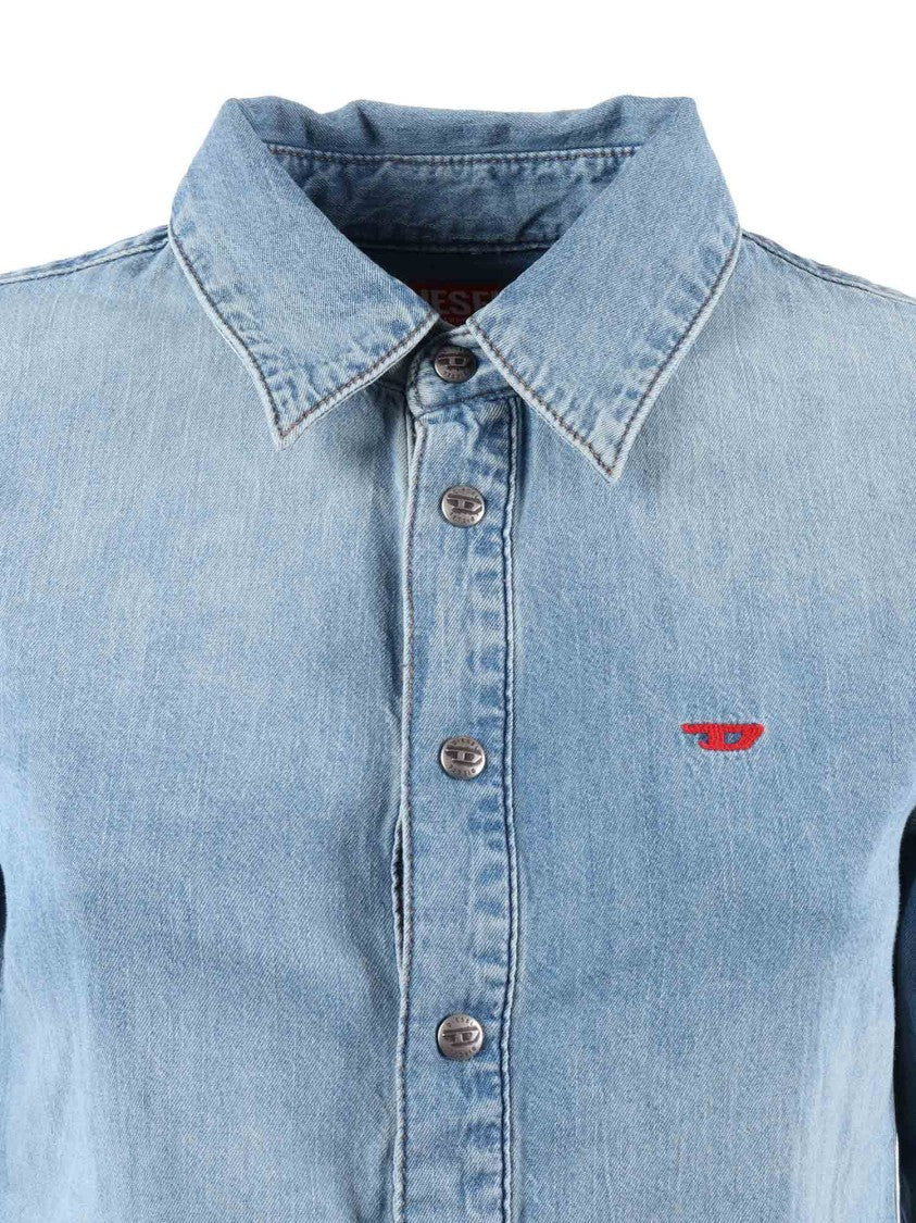 Diesel De-Eazy Logo Denim Shirt