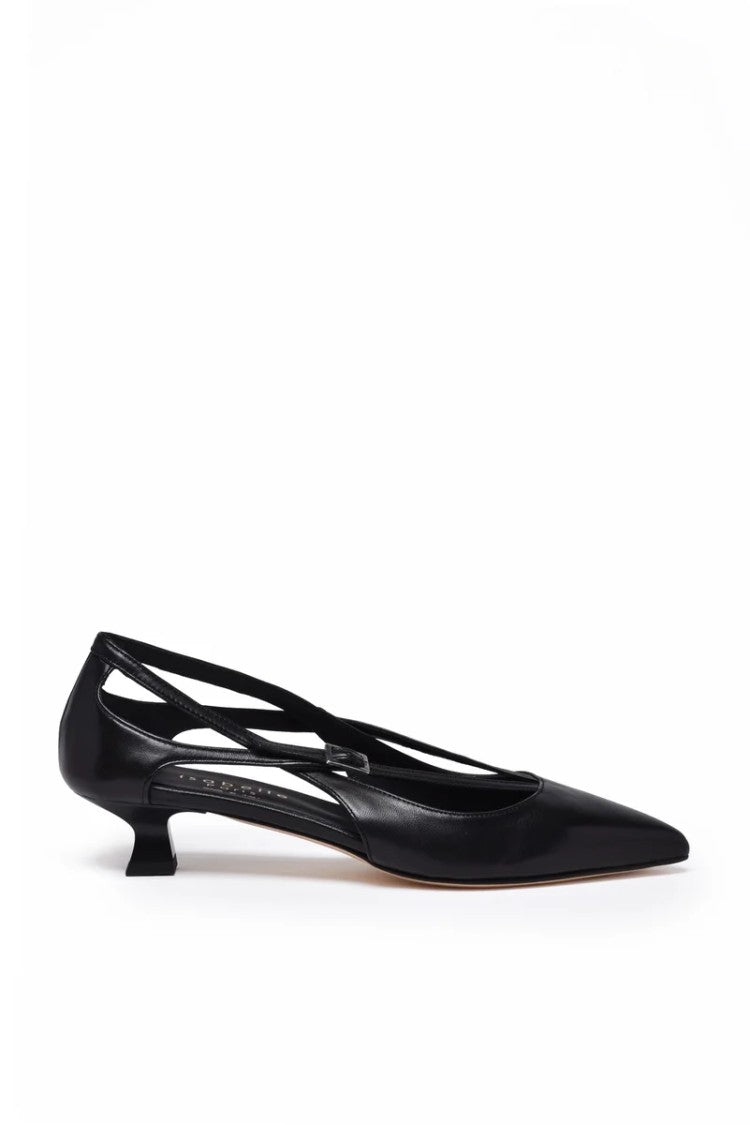 Isabelle Paris Black Leather Pumps