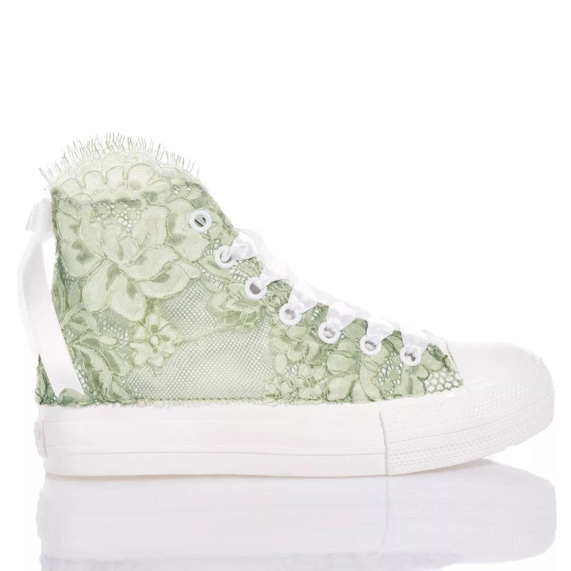 Mimanera Airlines Platform Green Amabel Sneakers