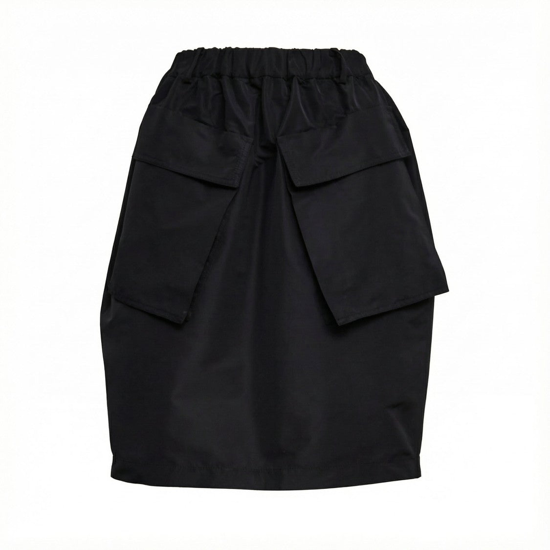 N°21 Elastic-Waist Midi Skirt With Pockets