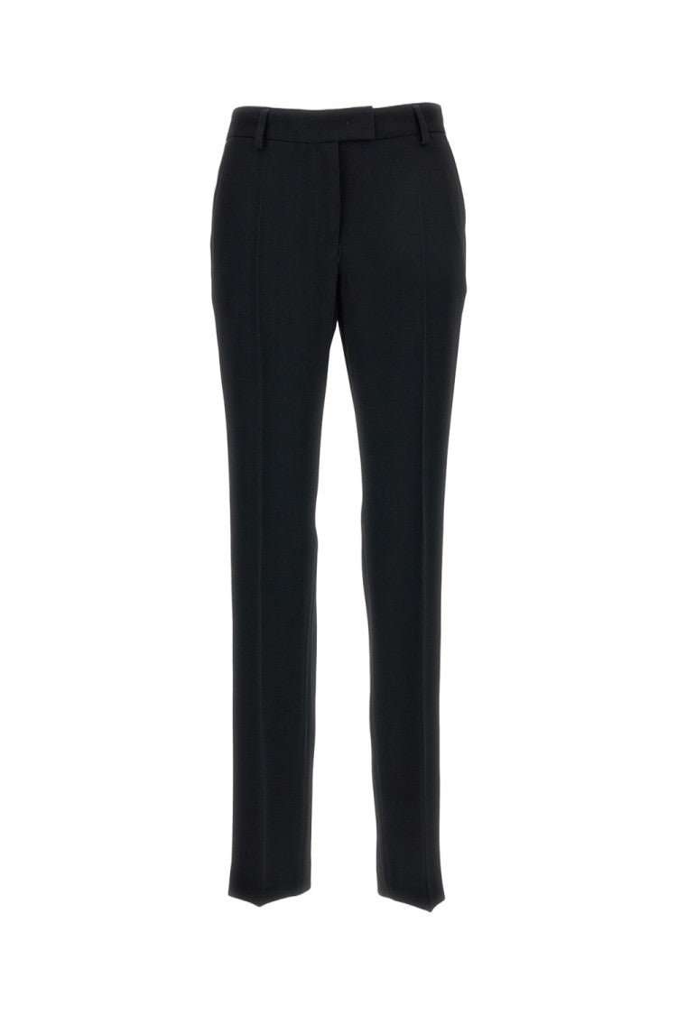 Alberto Biani Black Straight-Leg Trousers