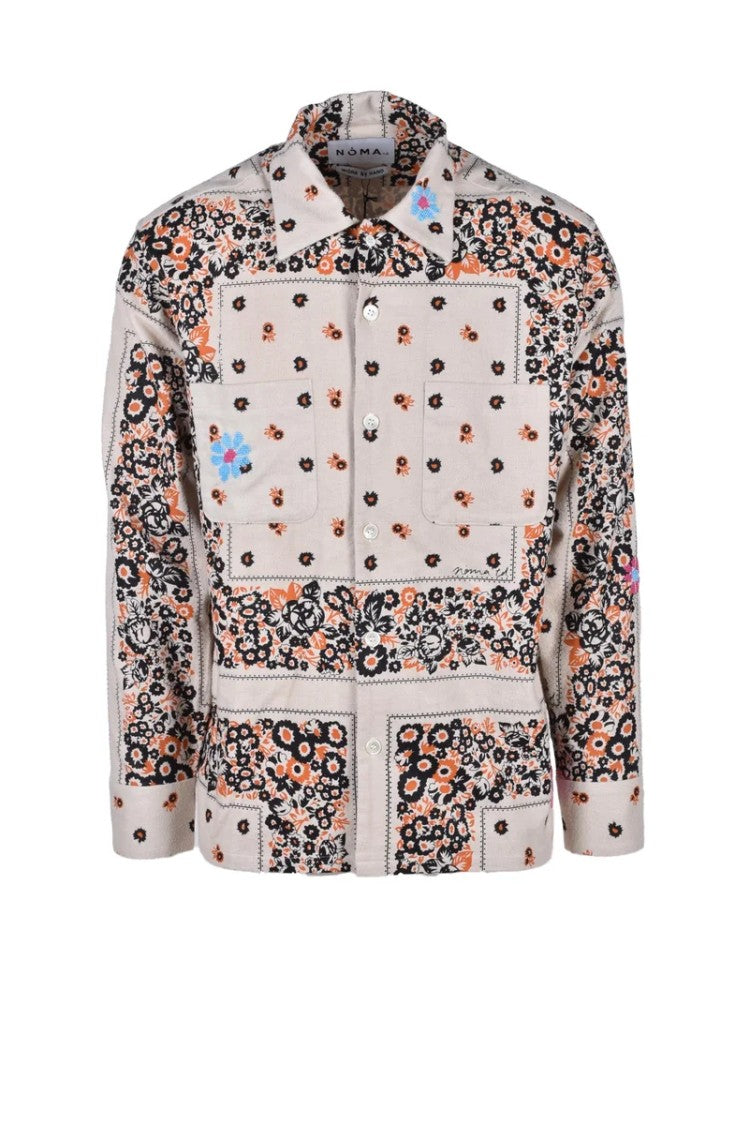 Adish X Noma T.D. Beige Cotton Shirt Men's