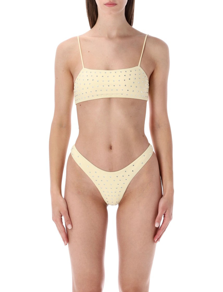 Swim By Di Crystal Bikini Bandeau Embellished Bikini