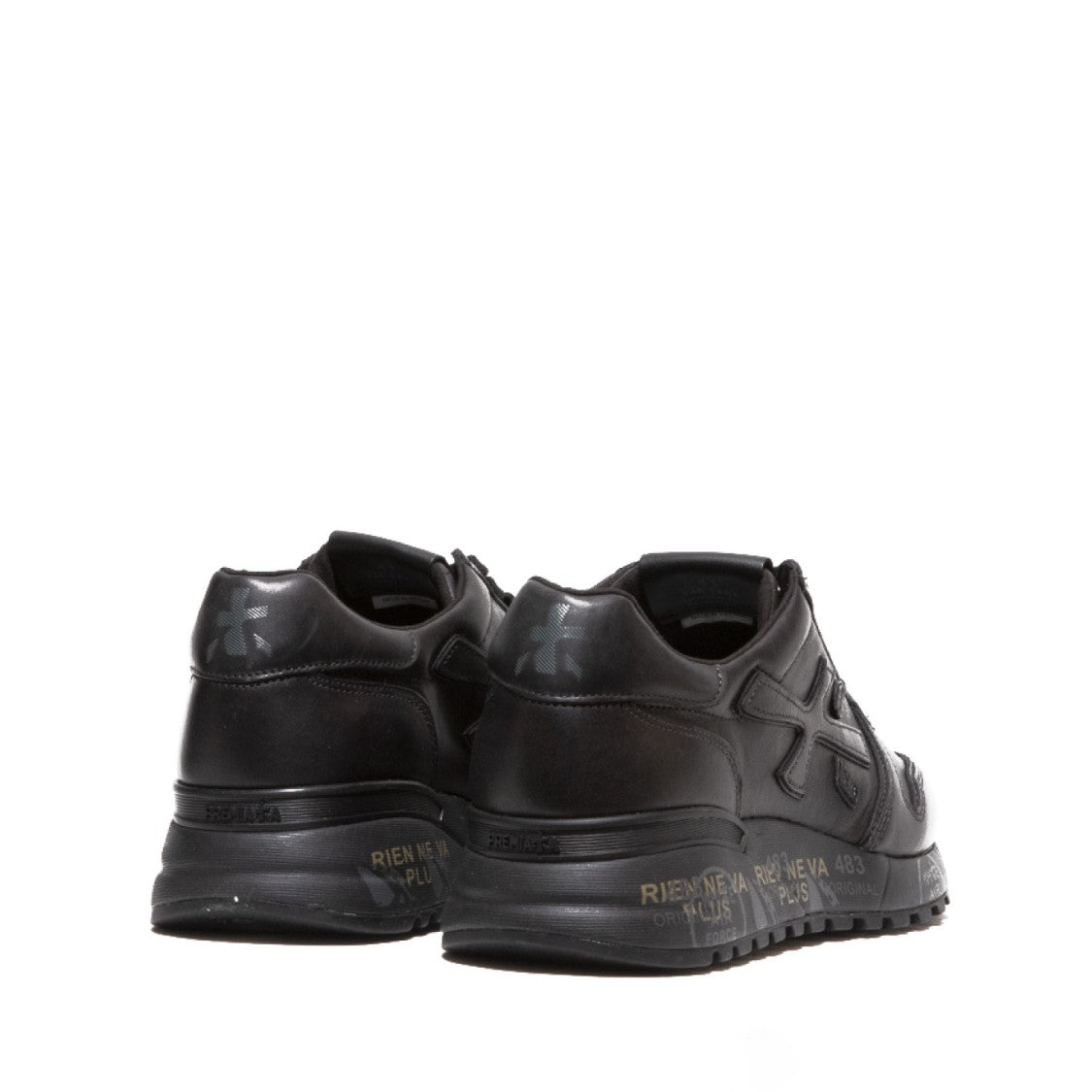Premiata Mick Sneaker In Black Leather