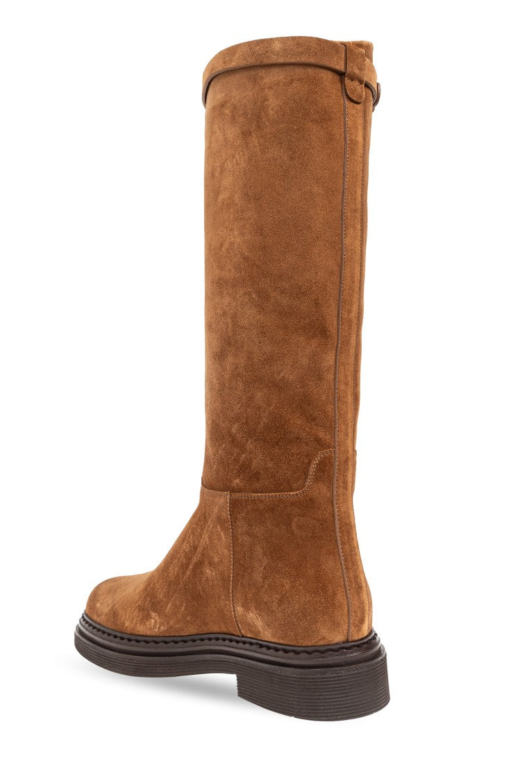 Dolce & Gabbana Knee-High Suede Boots