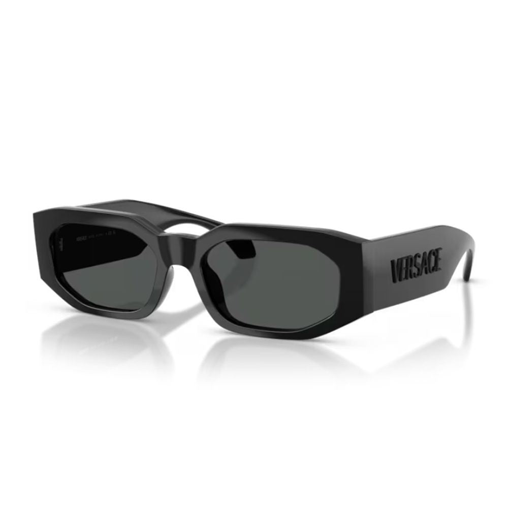 Versace 0Ve4489u Signature Geometric Black Acetate Sunglasses