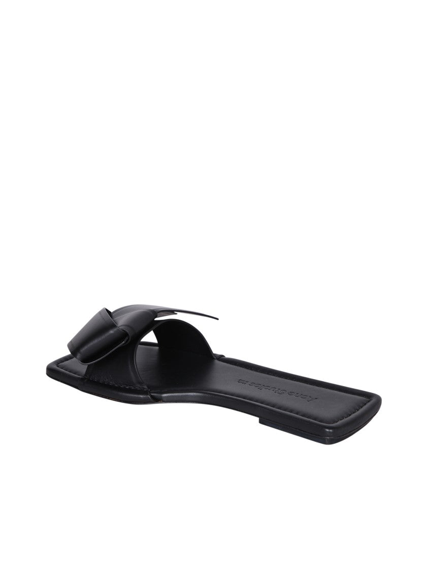 Acne Studios Black Leather Sandals