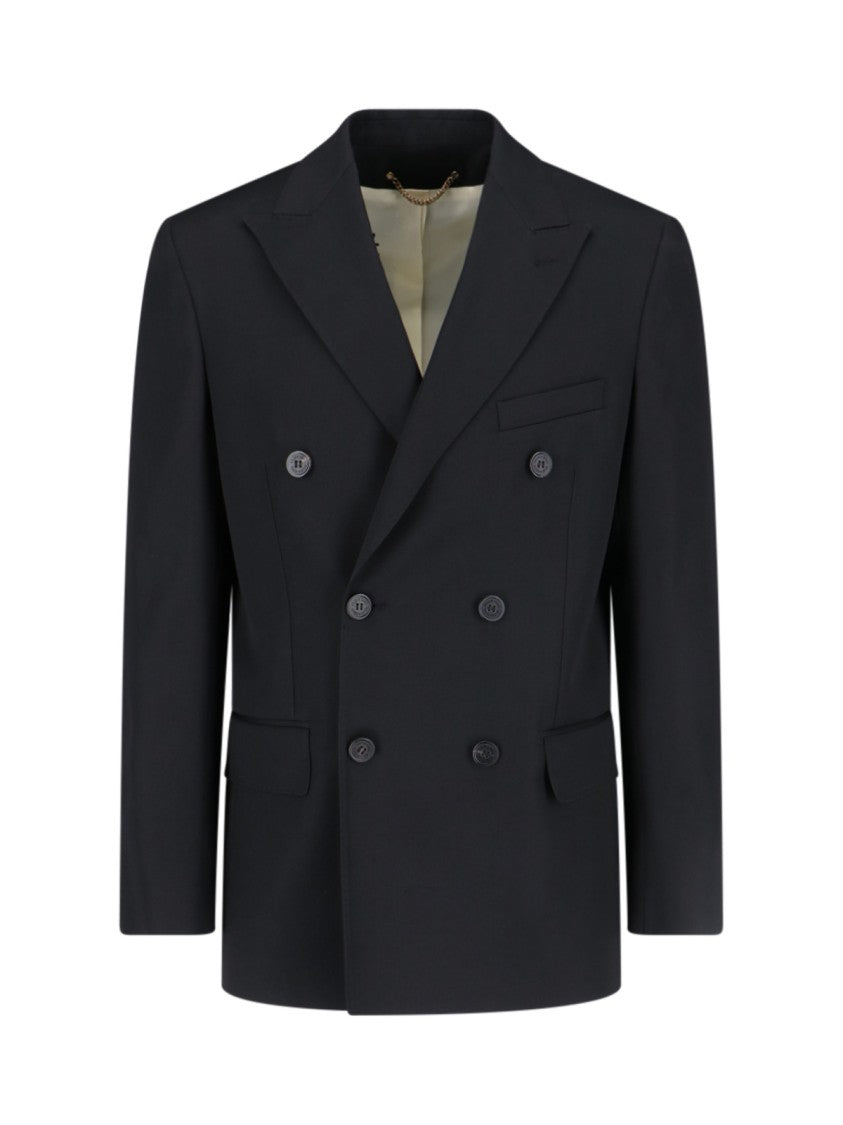 Golden Goose Double-Breasted Blazer – Black
