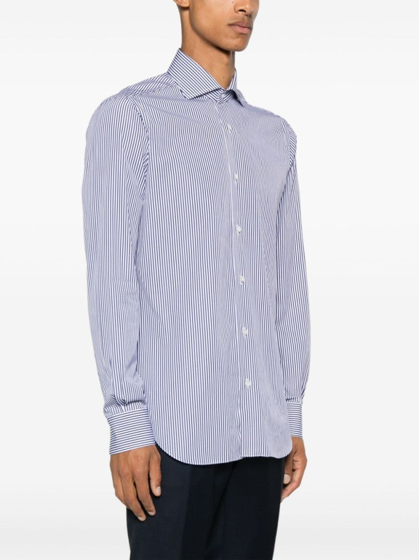 Barba Stylish Striped Shirt With Tailored Fit And Premium Fabric