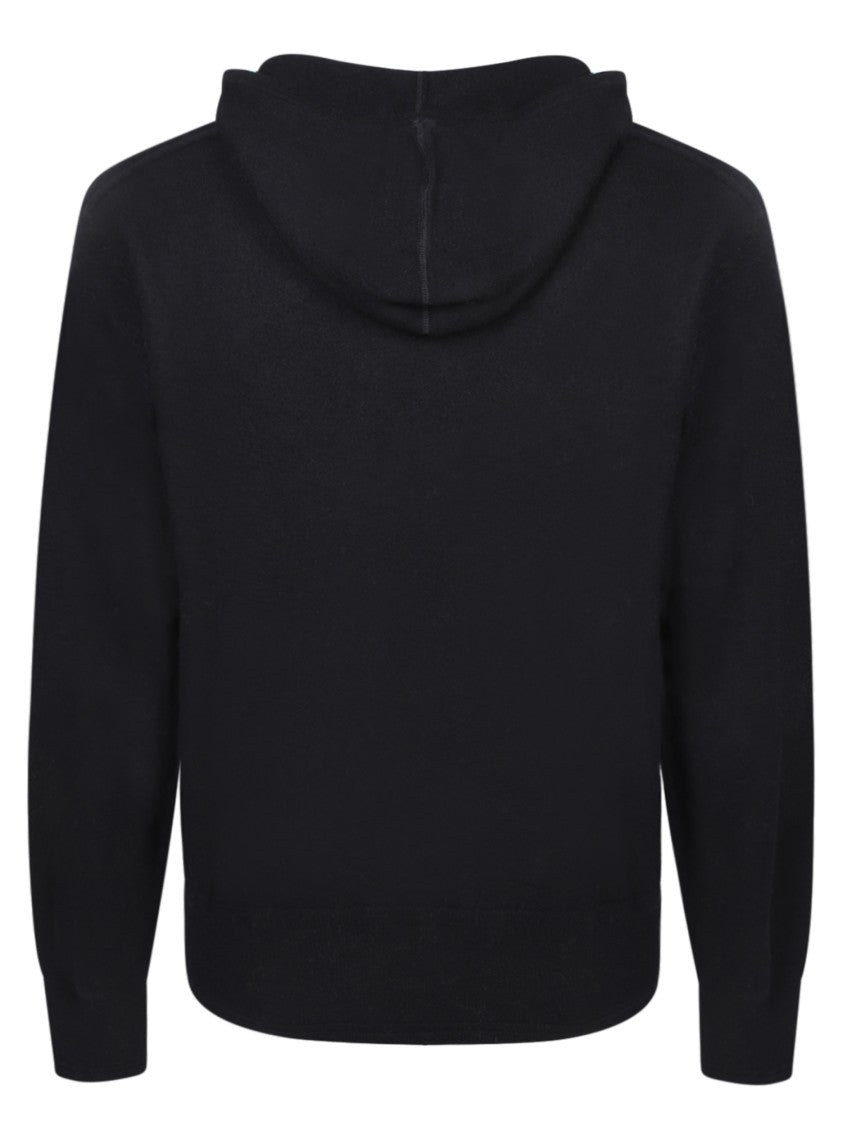Burberry Black Hoodie Knitwear