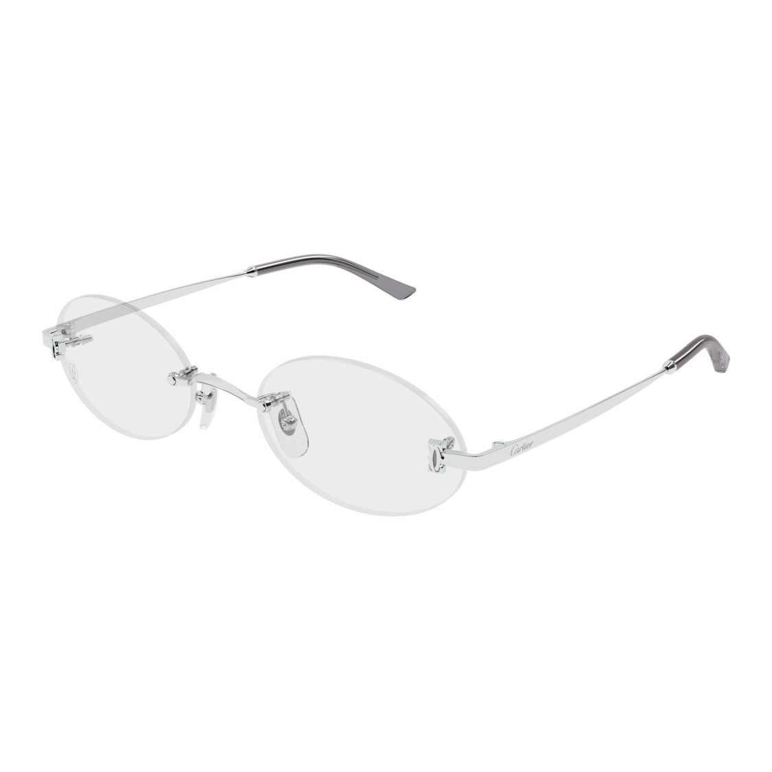 Cartier Ct0594o Rimless Oval Sunglasses