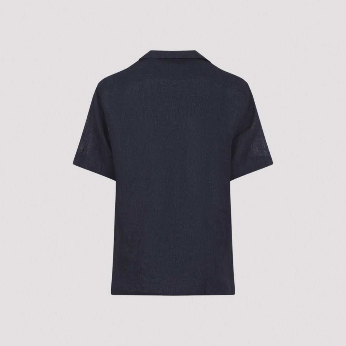 Brioni Tailored Short-Sleeved Linen Shirt
