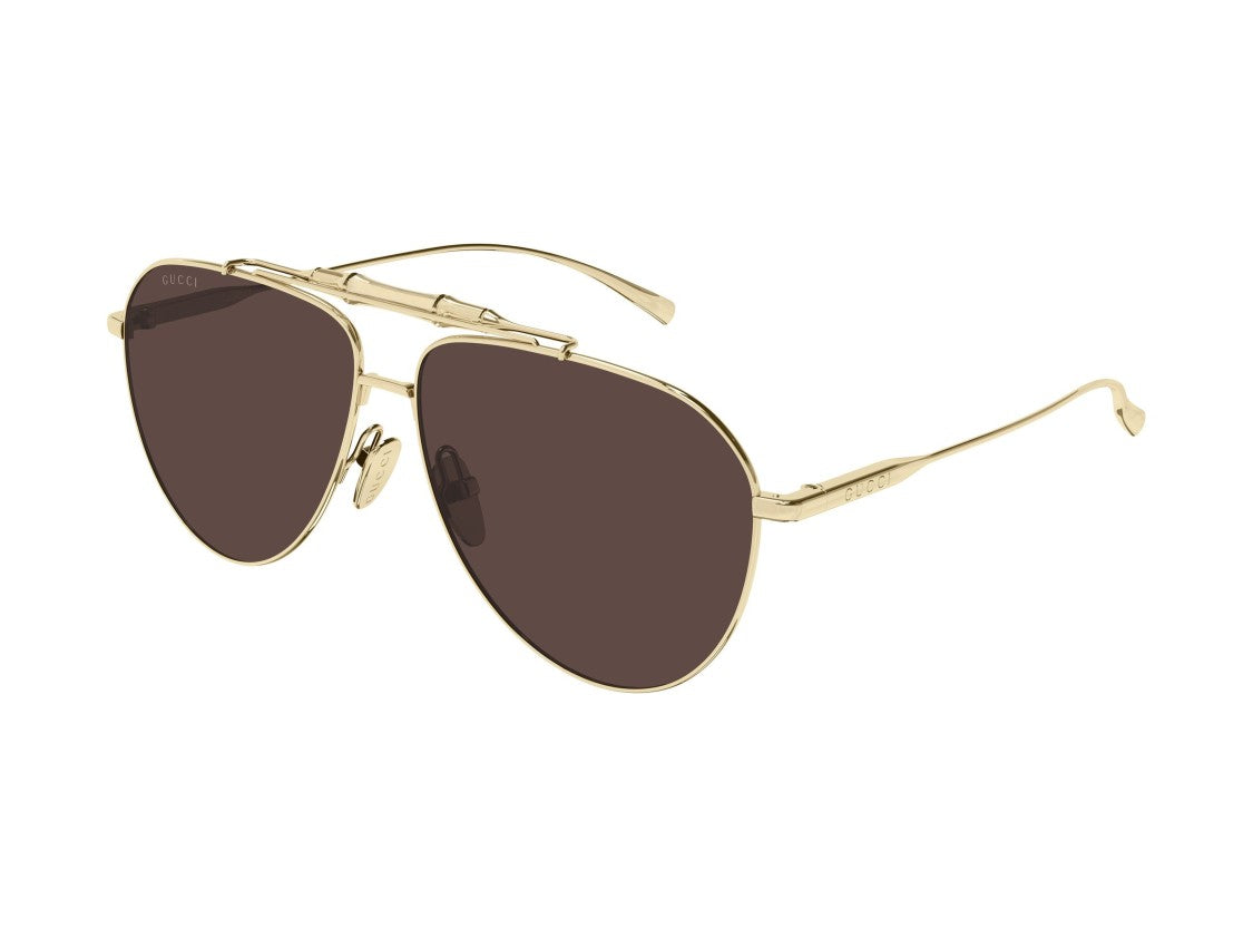 Gucci Gg2064s Double Bridge Aviator Sunglasses
