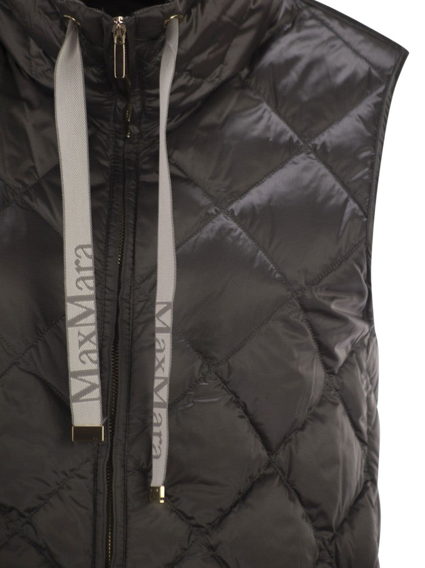 Max Mara Tegic - Drip-Proof Canvas Padded Waistcoat