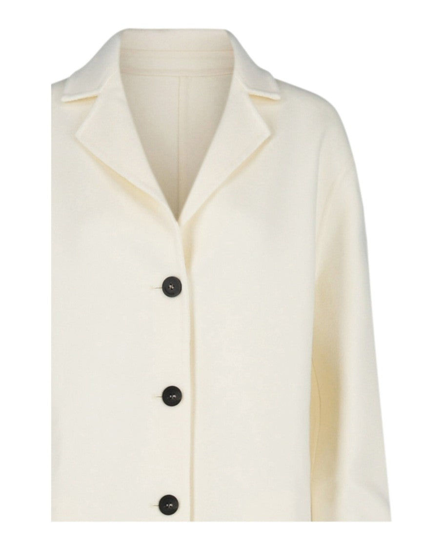 Ferragamo Wool-Blend Lapel Coat