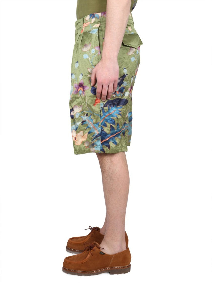 Etro Bermuda Shorts With Floral Print