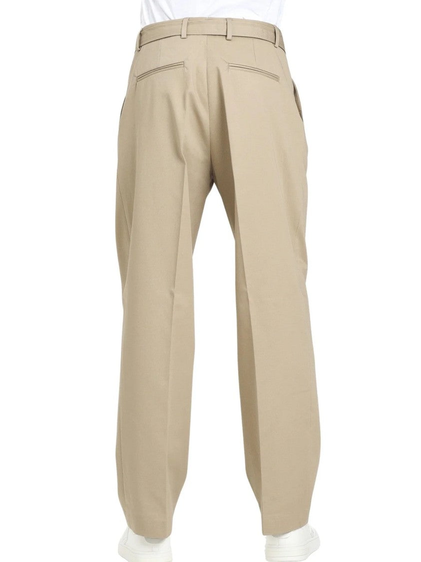 I M Brian Beige Cotton Chino Pants
