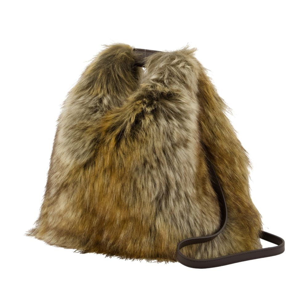 Mm6 By Maison Margiela Japanese Shoulder Bag - Synthetic - Beige/Green
