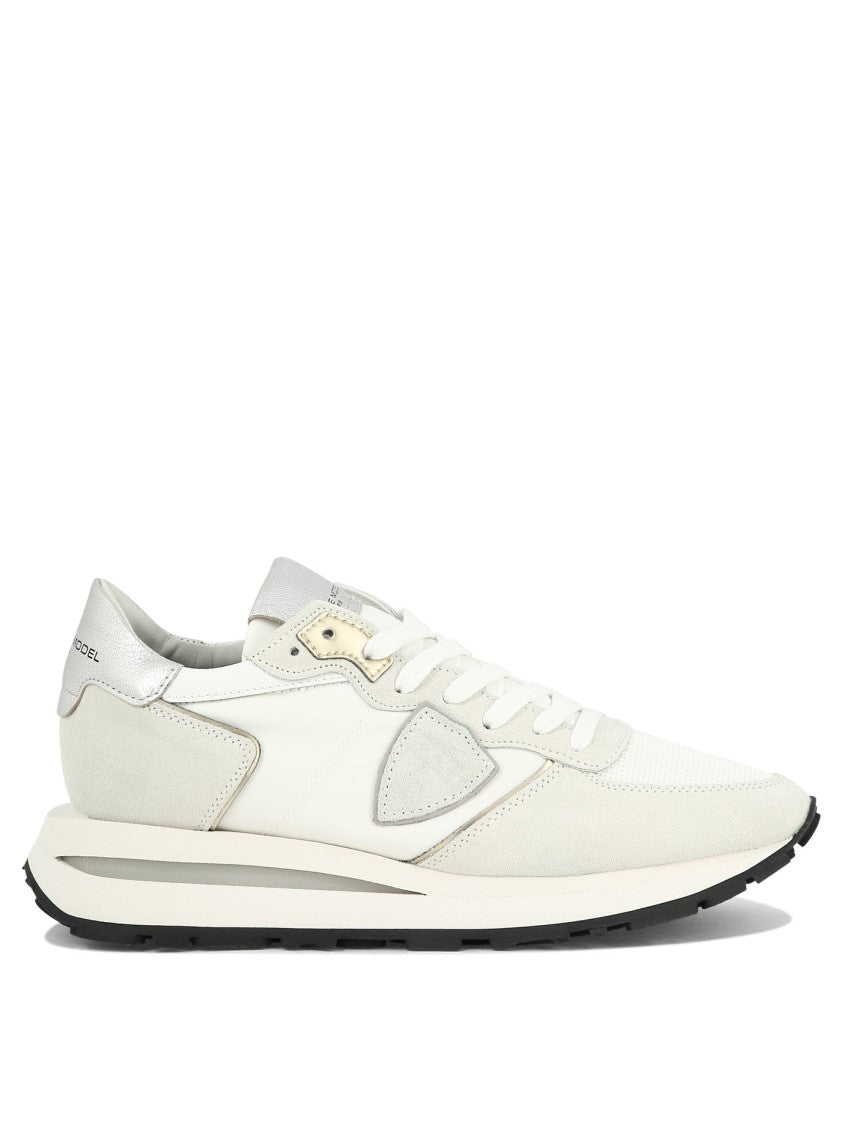 Philippe Model Paris Sleek Low-Profile Sneakers With Metallic Accents