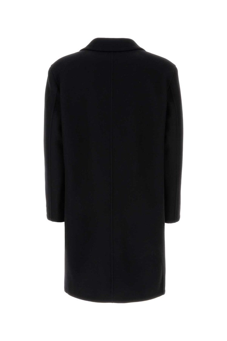 Valentino Garavani Black Wool Blend Oversize Coat