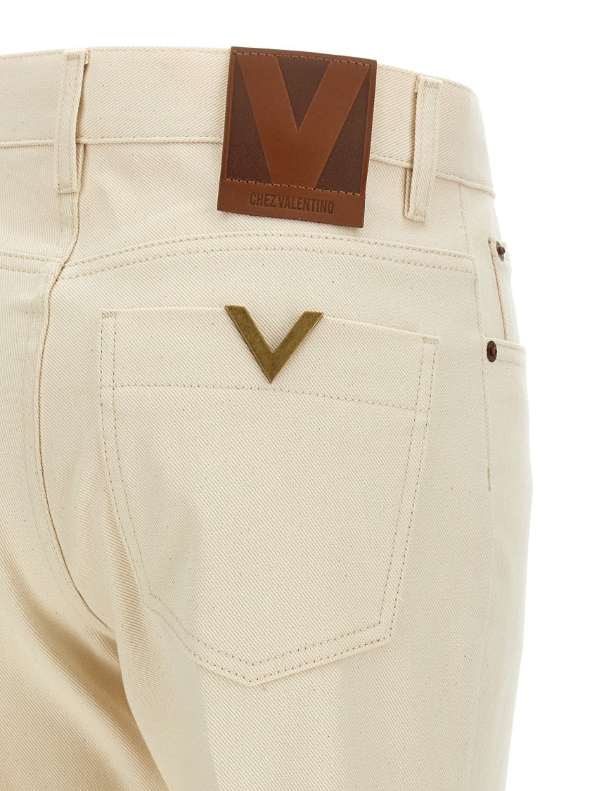 Valentino Garavani Flared Leg Denim Jeans