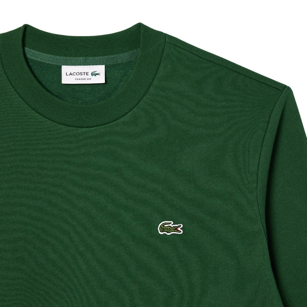 Lacoste Brushed Organic Cotton High Collar Sweatshirt