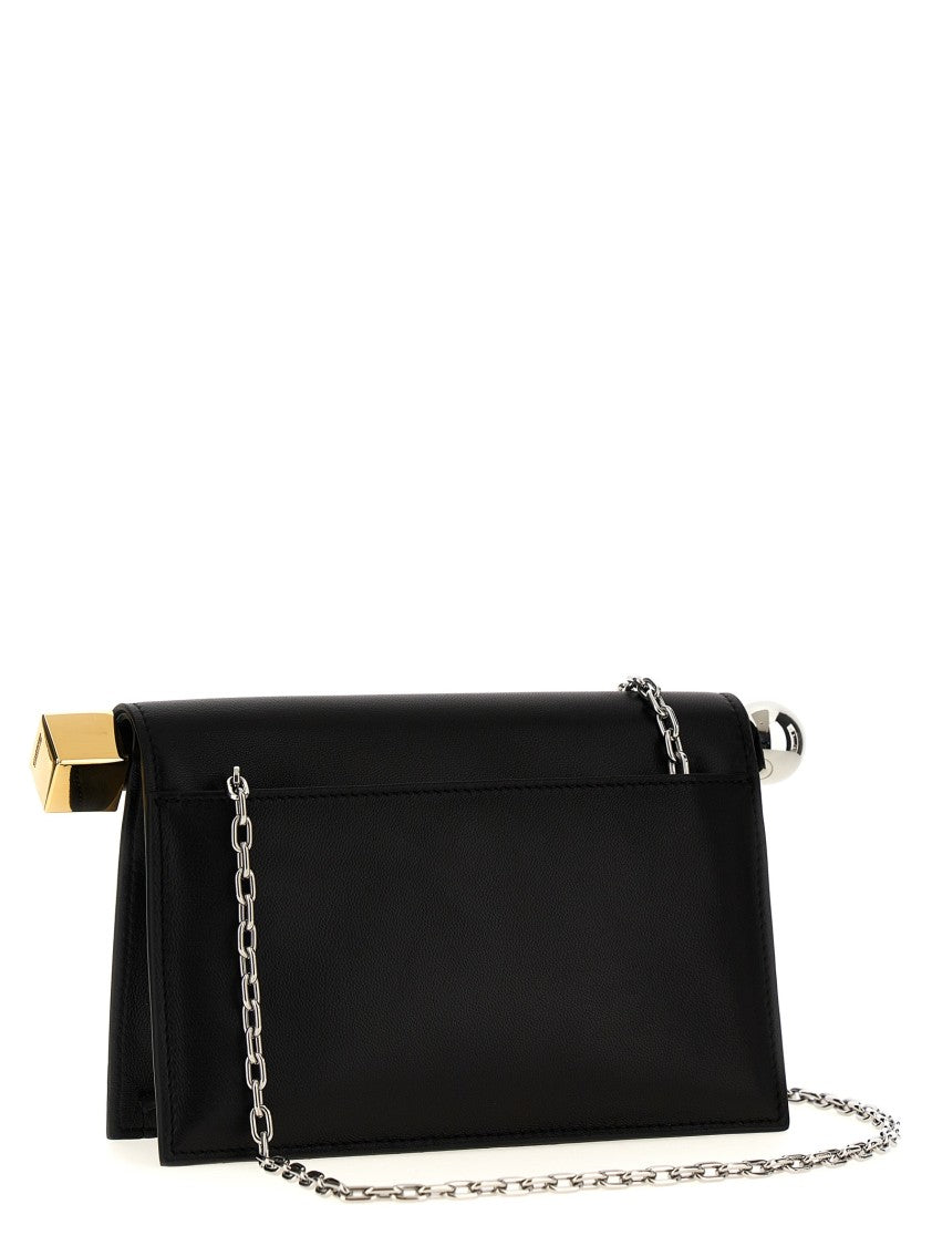 Jacquemus La Petite Pochette Rond Carré' Clutch