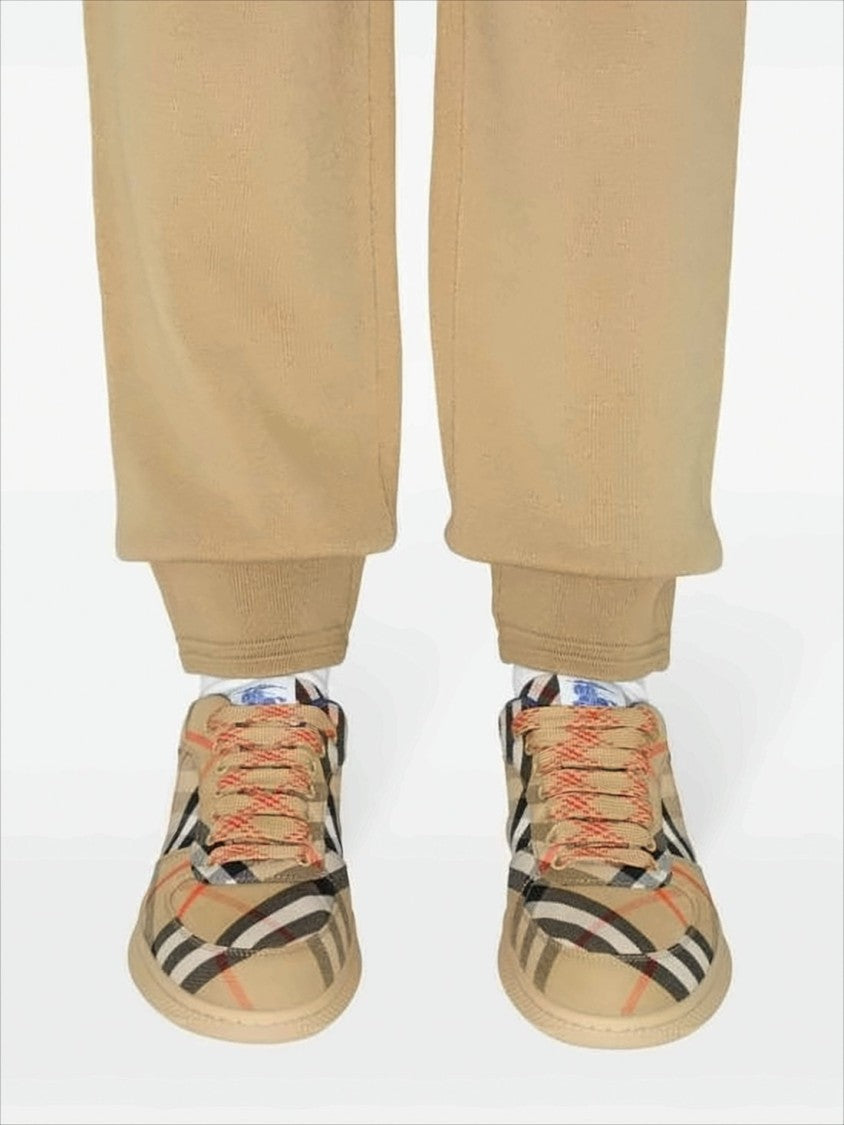 Burberry Low-Top Sneakers With Classic Check Pattern