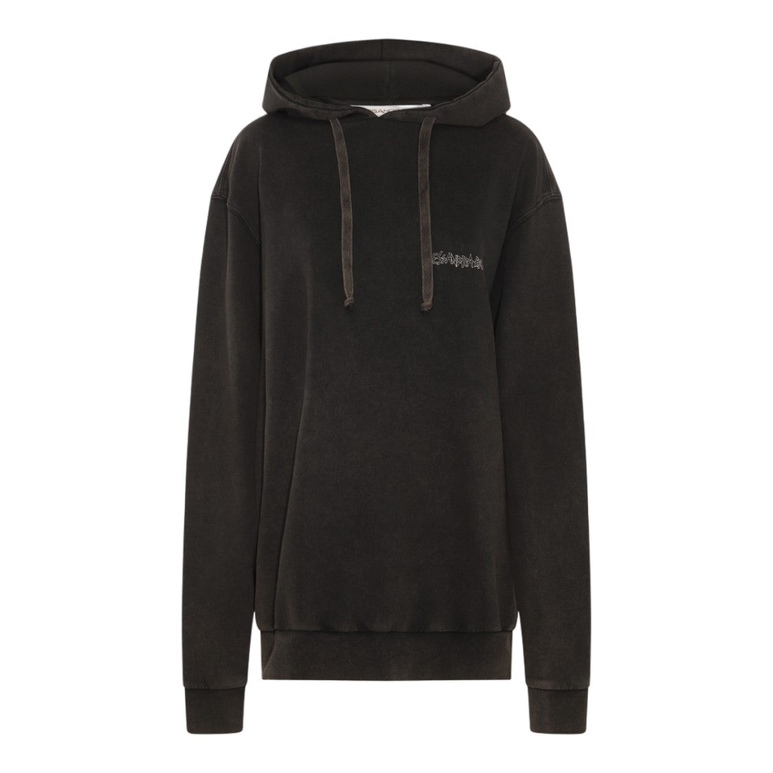 Alessandra Rich Relaxed Fit Hoodie With Wild Side Graphic