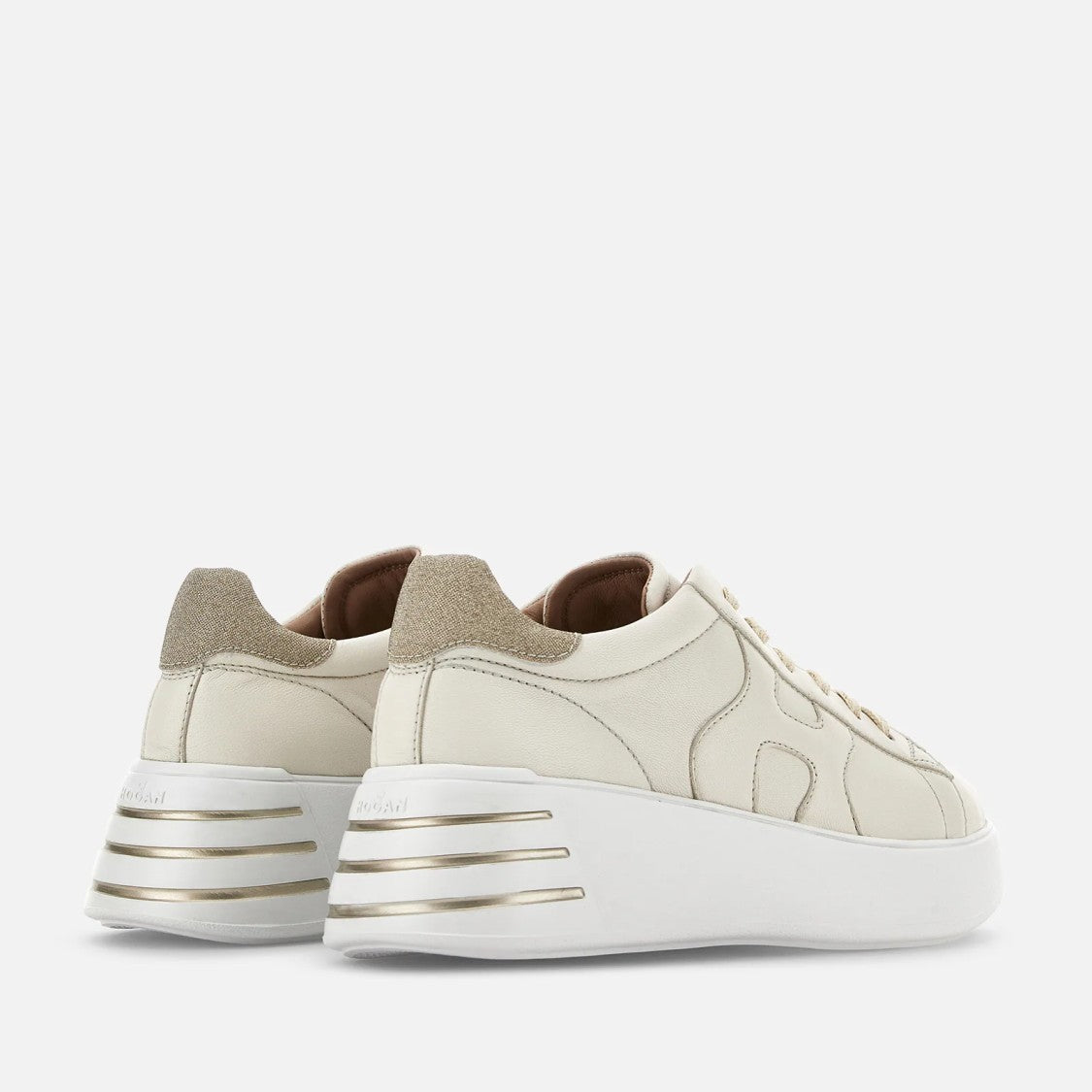 Hogan Refined Low-Top Sneakers With Metallic Accents