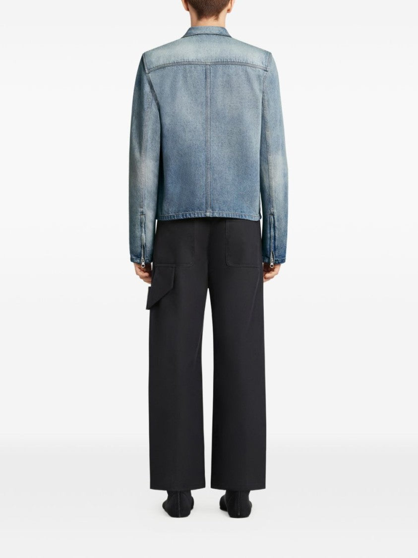 Courrèges Silk And Nylon Blend Zip Jacket