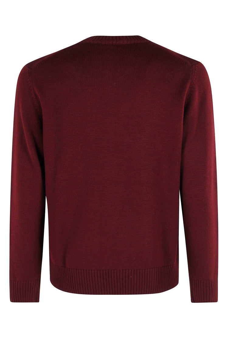 Altea Bordeaux Wool Crewneck Sweater