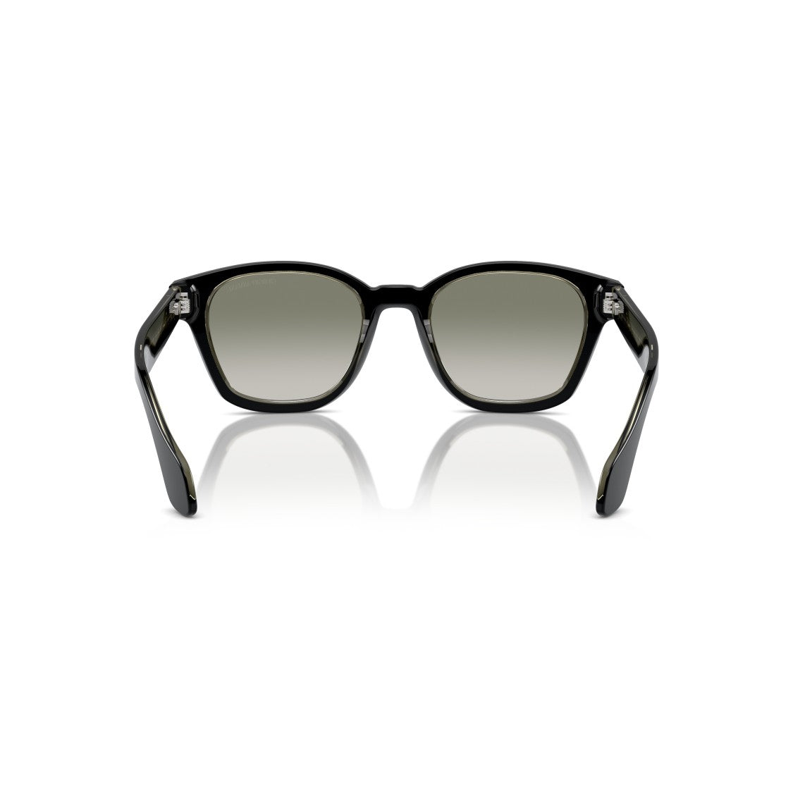 Giorgio Armani 0Ar8207 Square-Frame Black Acetate Sunglasses With Gradient Lenses