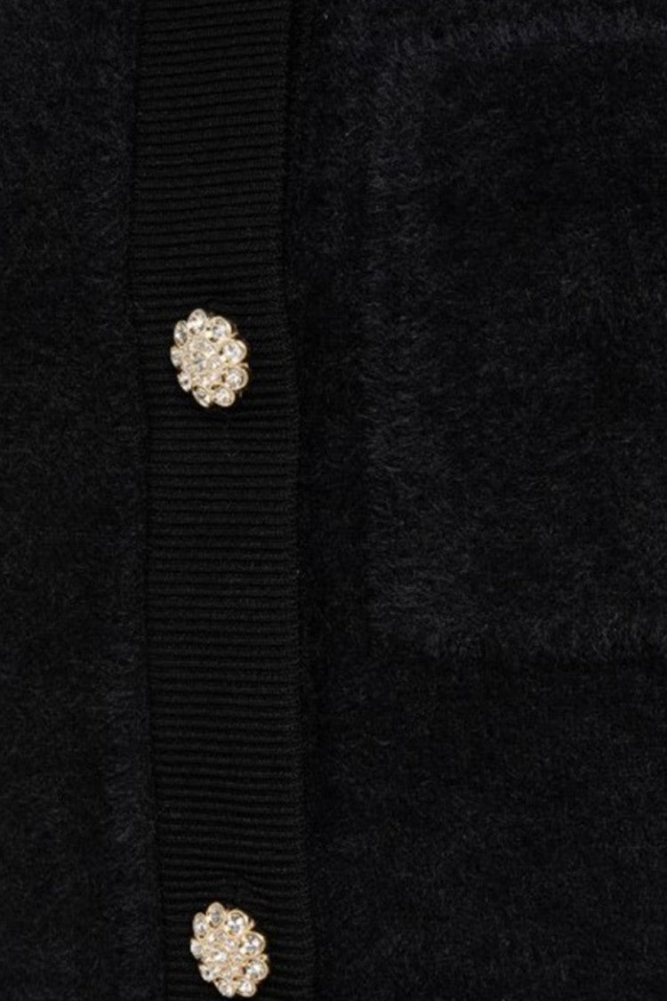 Blugirl Black Wool-Blend Sweater