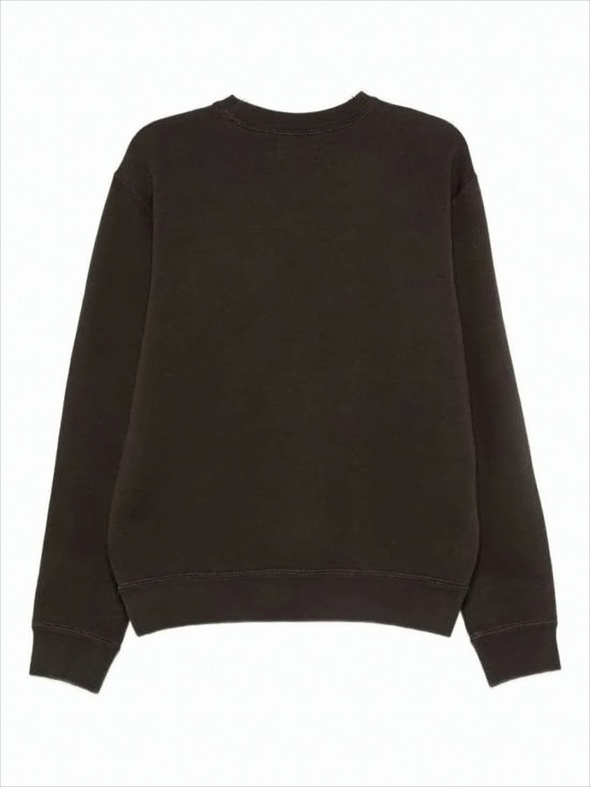 Isabel Marant Minimalist Black Long-Sleeve Sweatshirt With Intricate Embroidery