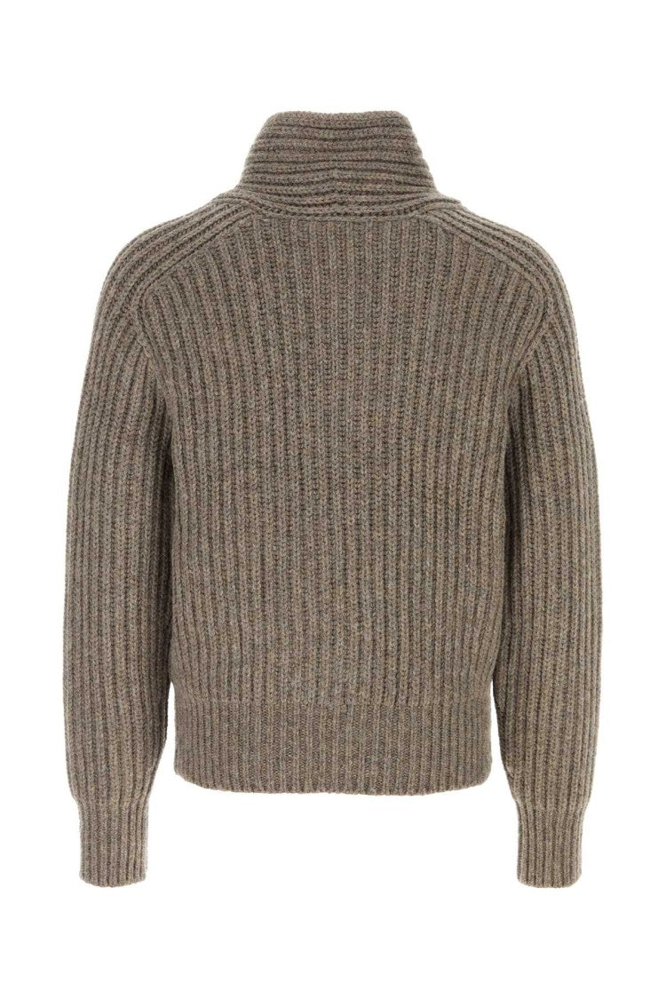 Burberry Dove Grey Wool Sweater