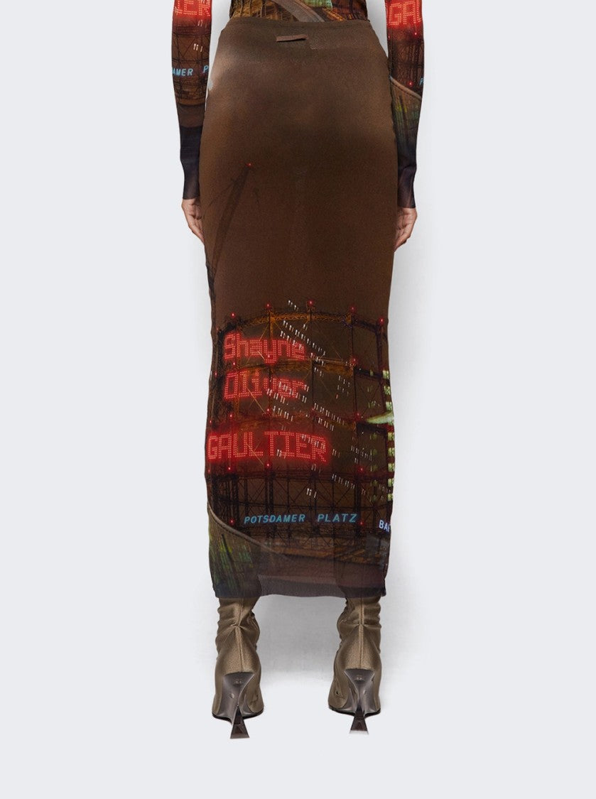 Jean Paul Gaultier Mesh Long Skirt
