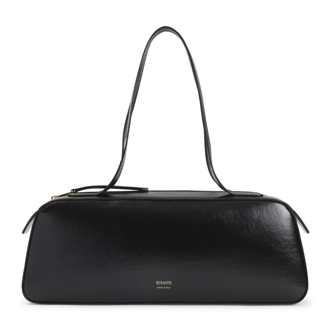 Khaite Calfskin Leather Shoulder Bag With Gold-Tone Branding