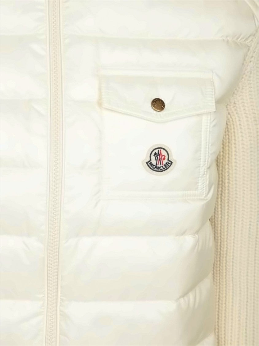 Moncler Padded Knit Front Moncler Jacket