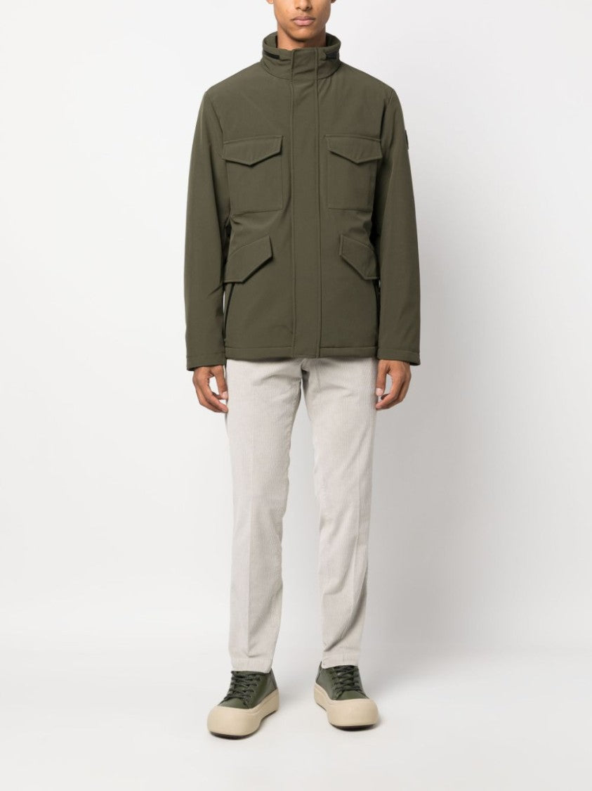 Pt Torino Tailored White Subtle Corduroy Texture Trousers