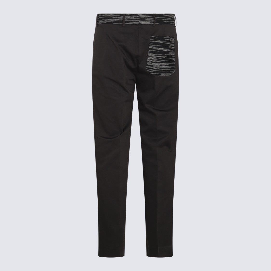 Missoni Tailored Trousers With Distinctive Patterned Waistband